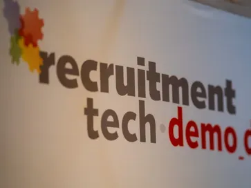 Banner with the Recruitment Tech Demo Day logo